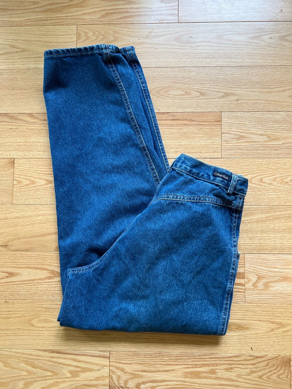 Vintage Calvin Klein Mom Jeans Relaxed Fit 100% Cotton Size 12 JL